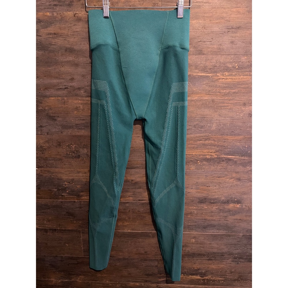 Fabletics SculptKnit High Waisted Seamless Leggings Teal Green Women Size XS S